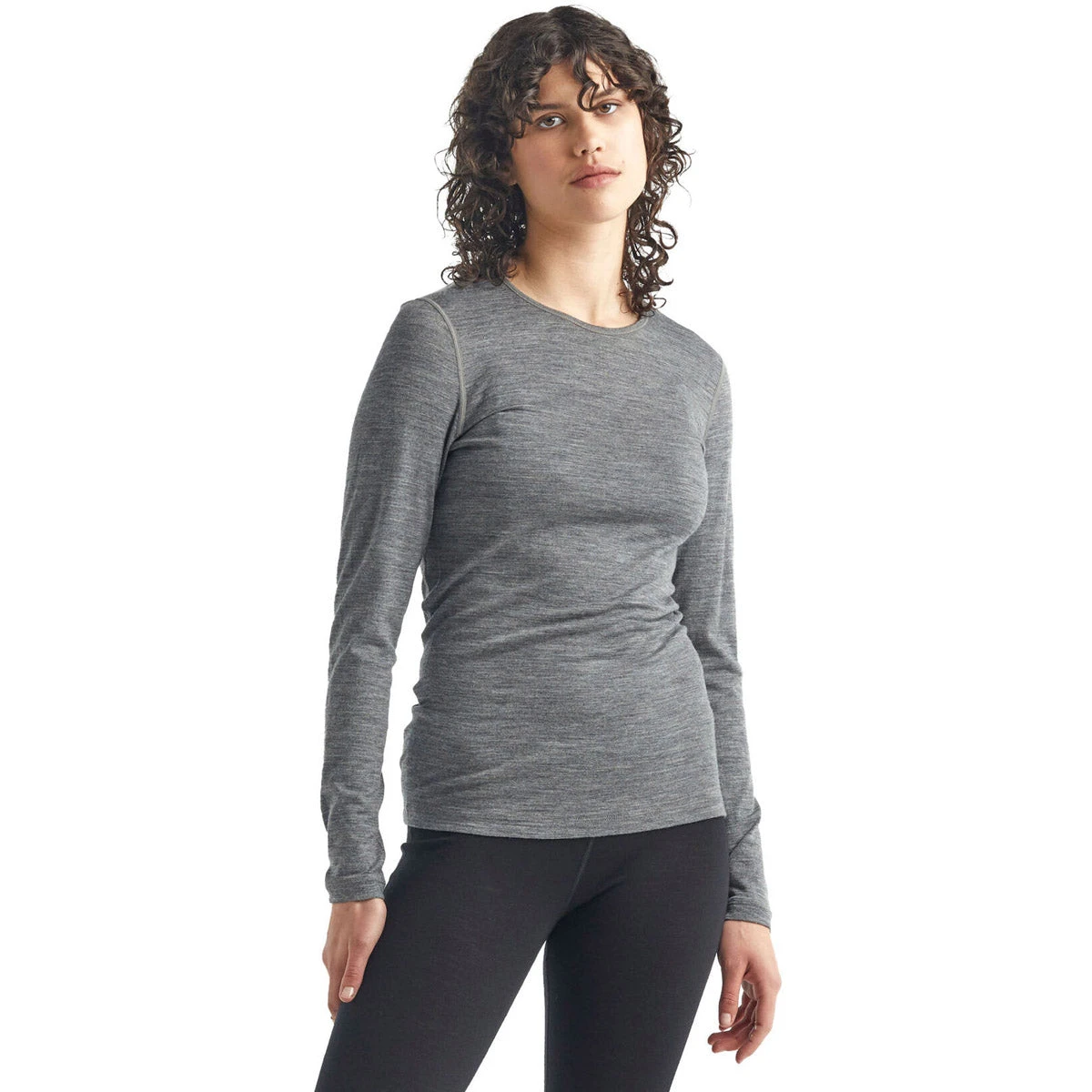 Women's Merino 200 Oasis Long Sleeve Crewe Thermal Top Icebreaker Women's Merino 200 Oasis Long Sleeve Crewe Thermal Top -Outdoor Equipment Store 104375013 2
