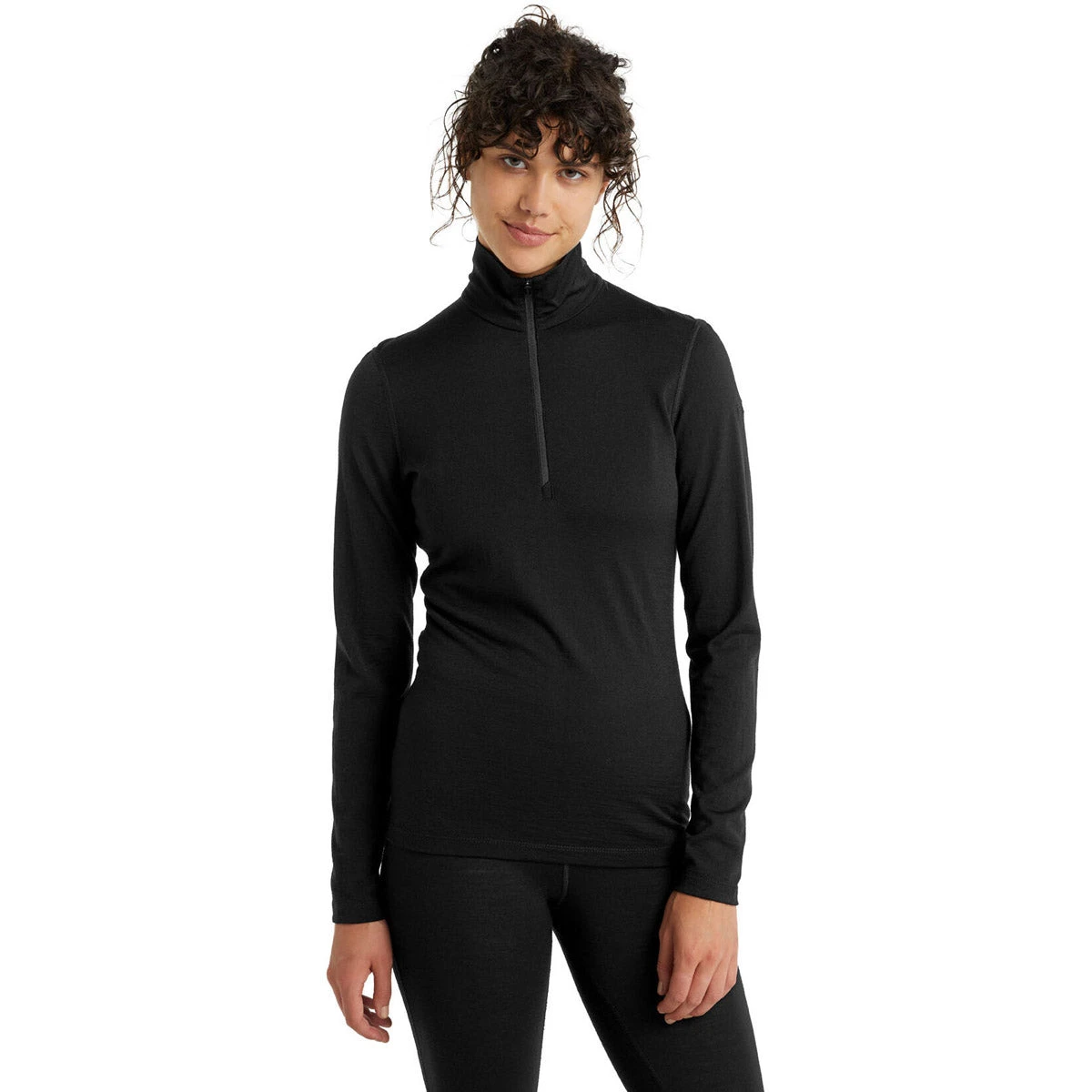 Women's Merino 200 Oasis Long Sleeve Half Zip Thermal Top Icebreaker Women's Merino 200 Oasis Long Sleeve Half Zip Thermal Top -Outdoor Equipment Store 104380001 1