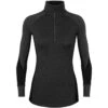 Icebreaker Women's BodyfitZone Merino 260 Zone Long Sleeve Half Zip Thermal Top
