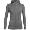 Icebreaker Women&#039;s Merino Quantum II Long Sleeve Zip Hood Jacket