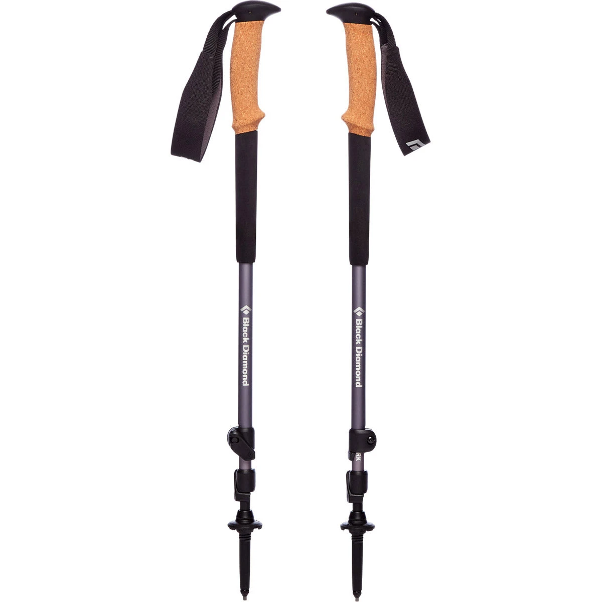 Trail Cork Trekking Poles Black Diamond Trail Cork Trekking Poles -Outdoor Equipment Store 112526 1007 TRAIL CORK TREK POLES GRANITE 01