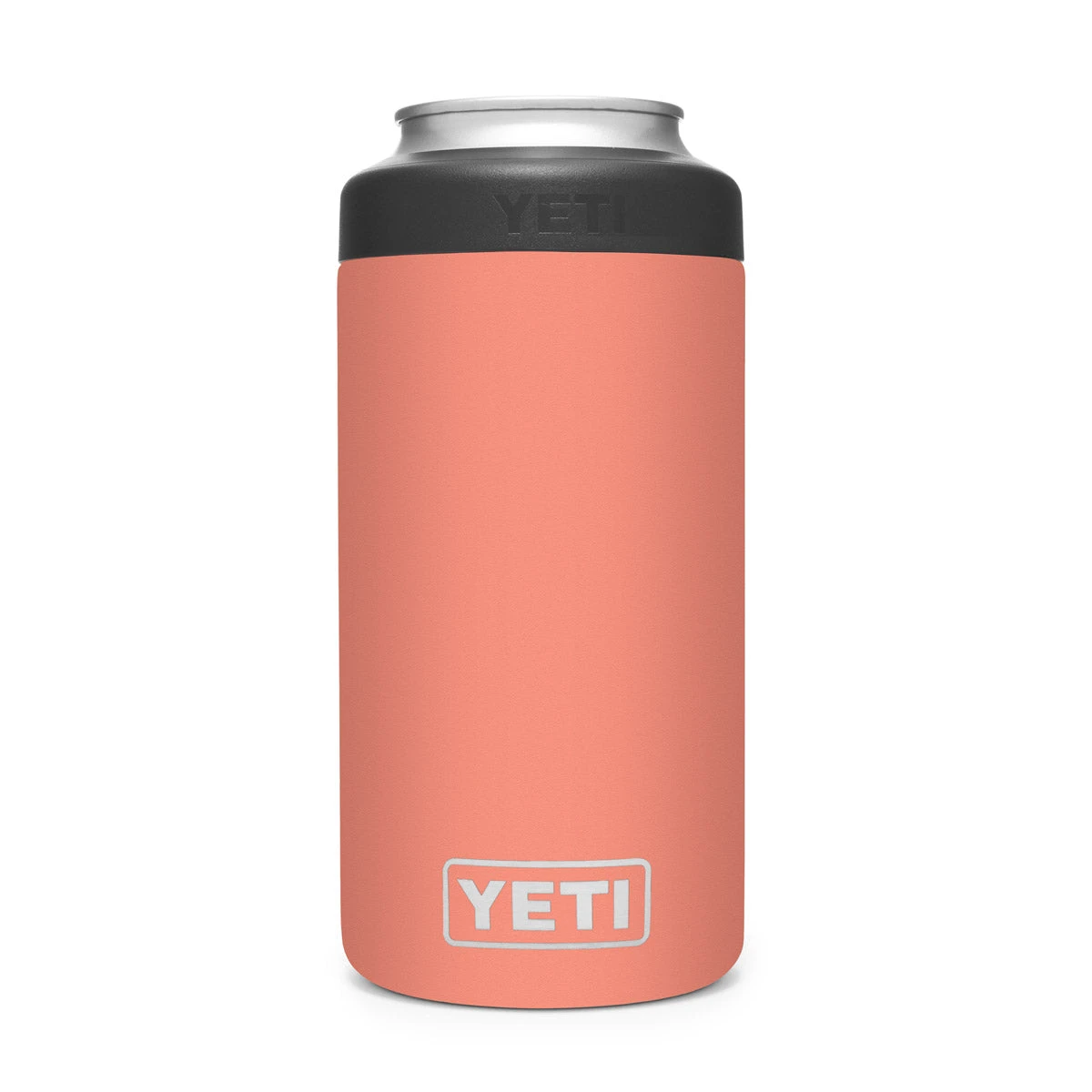 Rambler 16 oz Colster Tall Can Insulator Yeti Rambler 16 Oz Colster Tall Can Insulator -Outdoor Equipment Store 191418 New Colster Family Launch 1H 2020 Dealer Images Coral Colster Tall Front 2400x400 1
