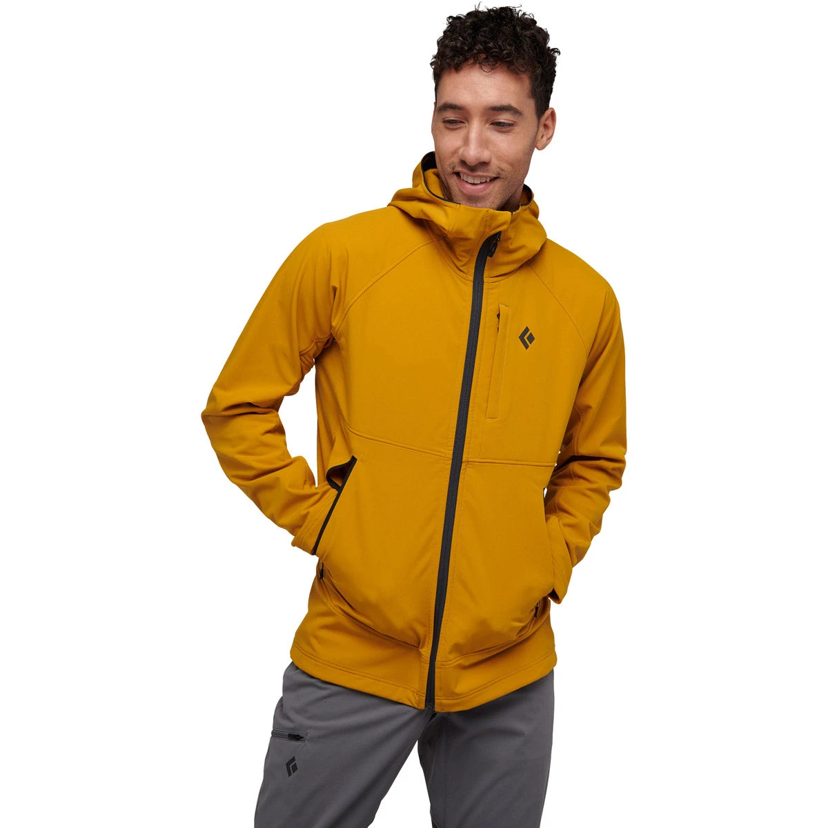 Men's Element Hoody Black Diamond Men's Element Hoody -Outdoor Equipment Store 744024 2007 M ELEMENT HOODY Amber 01