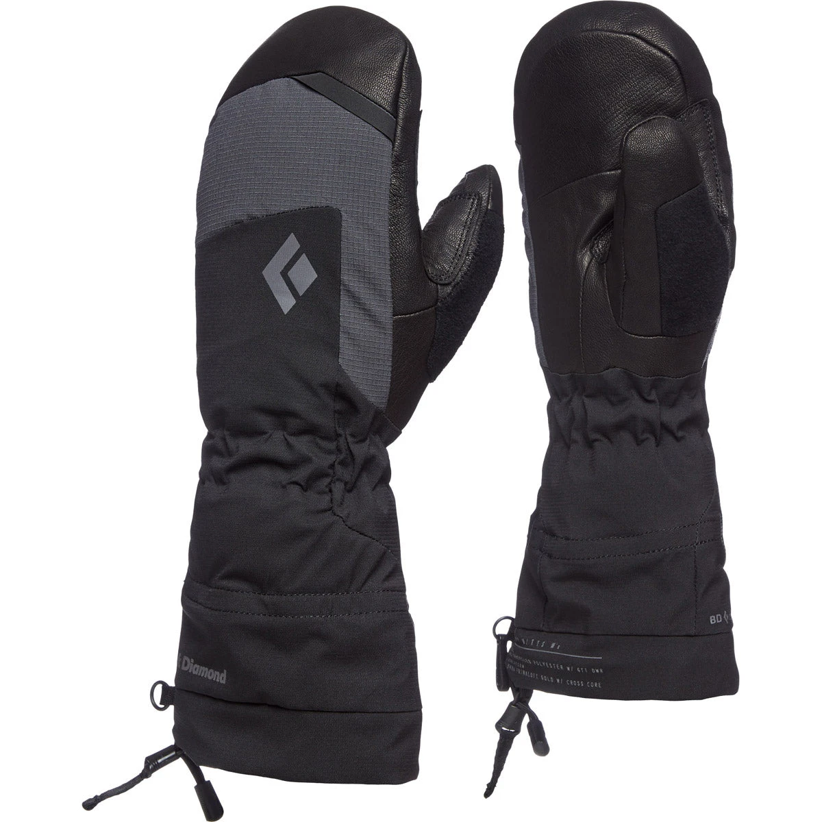 Women's Mercury Mitts Black Diamond Women's Mercury Mitts -Outdoor Equipment Store 801890 0002 W MERCURY MITTS BLACK 01