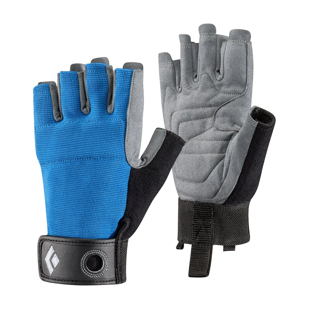 Crag Half-Finger Gloves Black Diamond Crag Half-Finger Gloves -Outdoor Equipment Store Crag Half Finger Gloves 801859 Cobalt