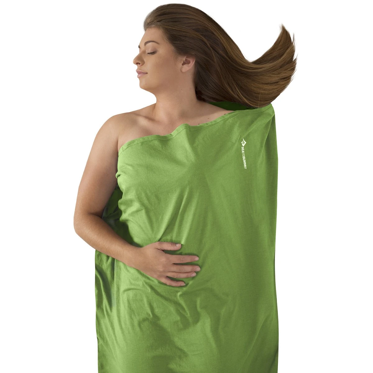 Expander Travel Liner - Standard Rectangular Sea To Summit Expander Travel Liner - Standard Rectangular -Outdoor Equipment Store Expander Travel Liner Standard Rectangular 121 Green