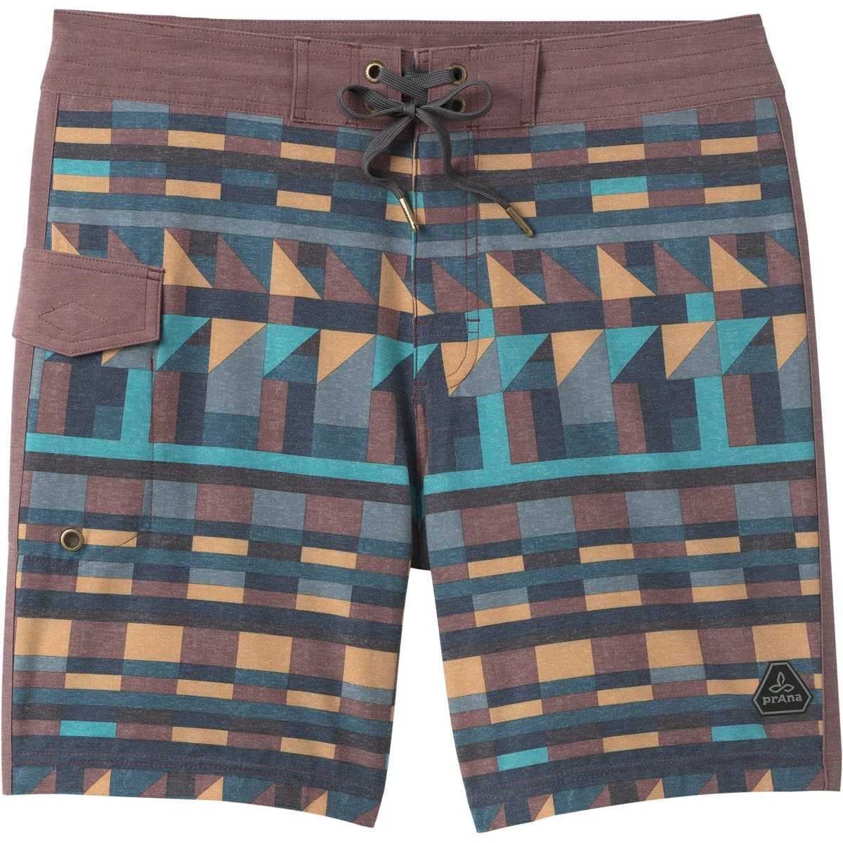 Men's Sander Boardshort Prana Men's Sander Boardshort -Outdoor Equipment Store M31180566 RETROTEALGETAWAY ALT 9