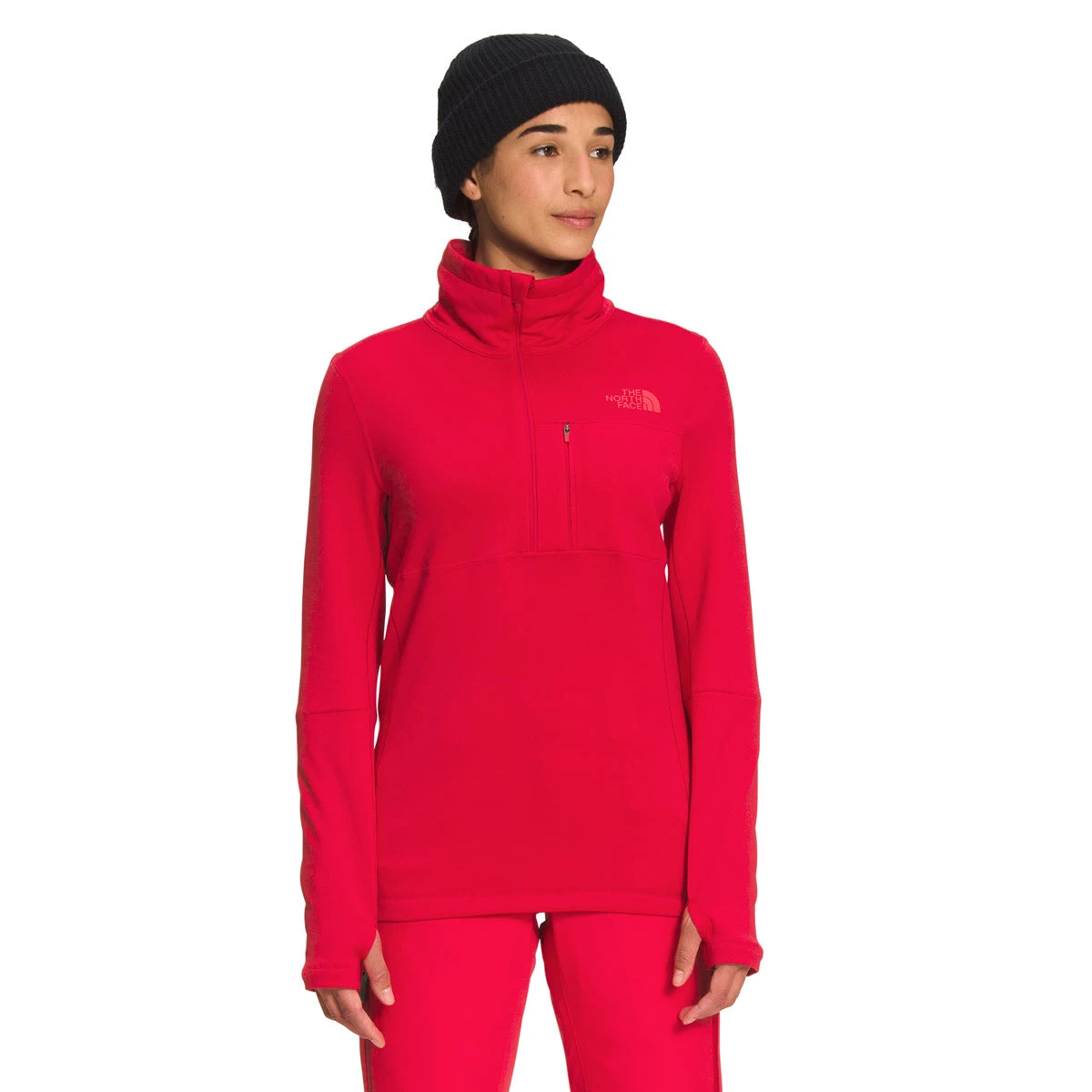 Women's Tagen Quarter-Zip Fleece The North Face Women's Tagen Quarter-Zip Fleece -Outdoor Equipment Store NF0A5ADD 682 hero