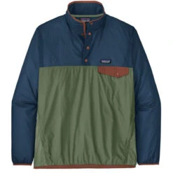 Patagonia Men's Houdini Snap-T Pullover 2 Patagonia Men's Houdini Snap-T Pullover -Outdoor Equipment Store POS WBS23 24150 SLVG