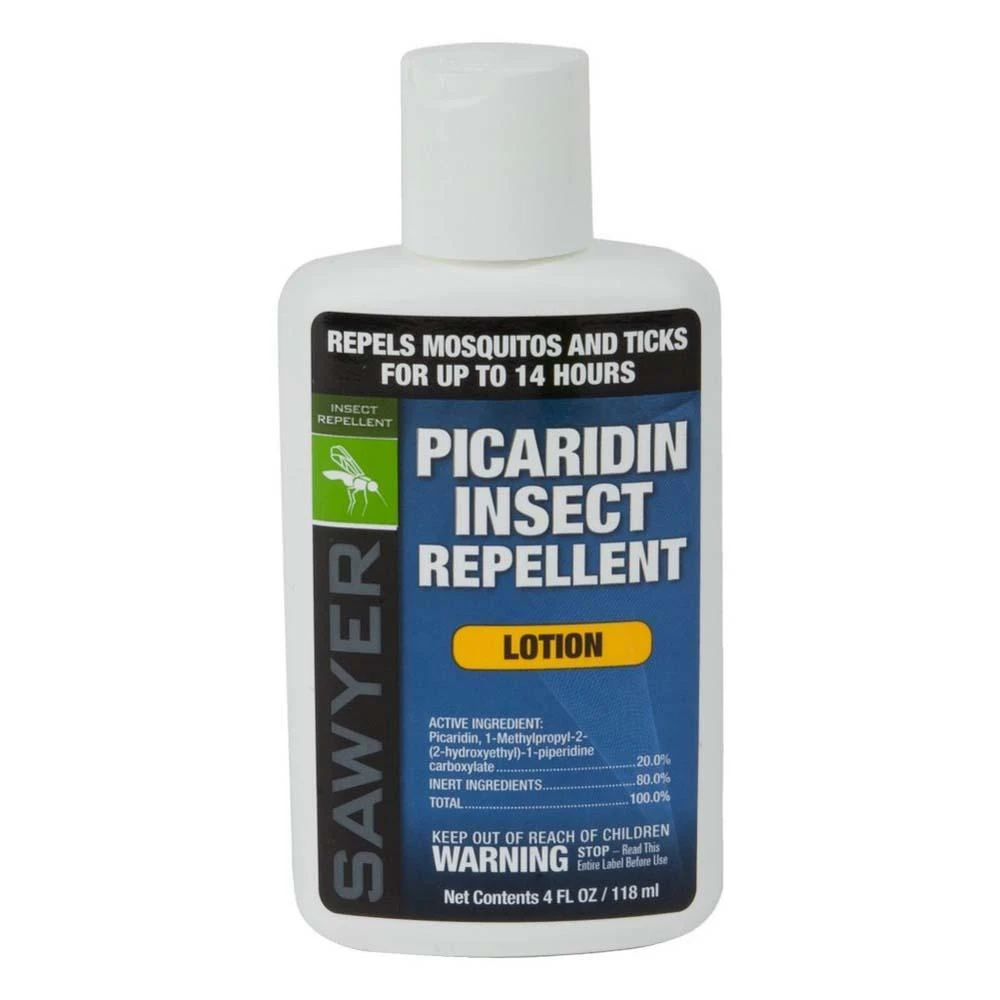 Picaridin Insect Repellent 14 hour Lotion 4oz (Effective against Zika Virus) Sawyer Picaridin Insect Repellent 14 Hour Lotion 4oz (Effective Against Zika Virus) -Outdoor Equipment Store Picaridin Insect Repellent 14 hour Lotion 4oz N A
