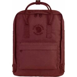 Fjallraven Re-Kanken Backpack 2 Fjallraven Re-Kanken Backpack -Outdoor Equipment Store Re Kanken F23548 Ox Red