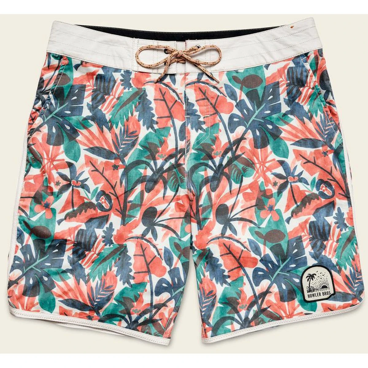 Men's Stretch Bruja Boardshorts Men's Stretch Bruja Boardshorts -Outdoor Equipment Store S20 Stretch Bruja Boardies Cloud Forest Print Sherbert Flat