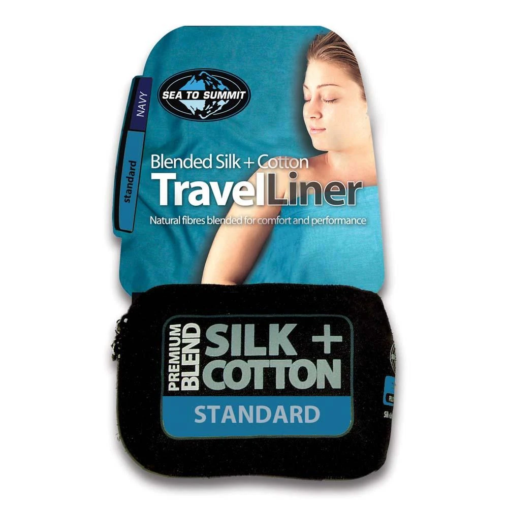 Silk/Cotton Blend Travel Liner - Standard Rectangular Sea To Summit Silk/Cotton Blend Travel Liner - Standard Rectangular -Outdoor Equipment Store Silk Cotton Blend Travel Liner Standard Rectangular 311 NA