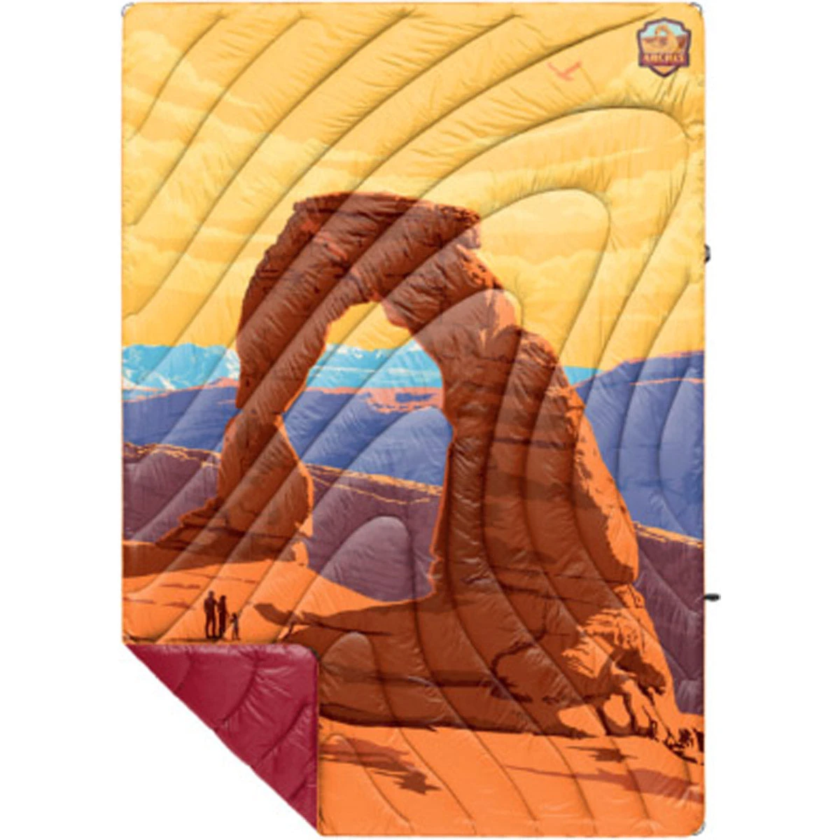 Original Puffy Blanket - Printed 1-Person Rumpl Original Puffy Blanket - Printed 1-Person -Outdoor Equipment Store TPPB ARC 1 1