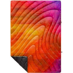 Rumpl Original Puffy Blanket - Printed 1-Person -Outdoor Equipment Store TPPB WPF 1 PIXELFETTI WARM OGPUFFY 1P FLATLAY