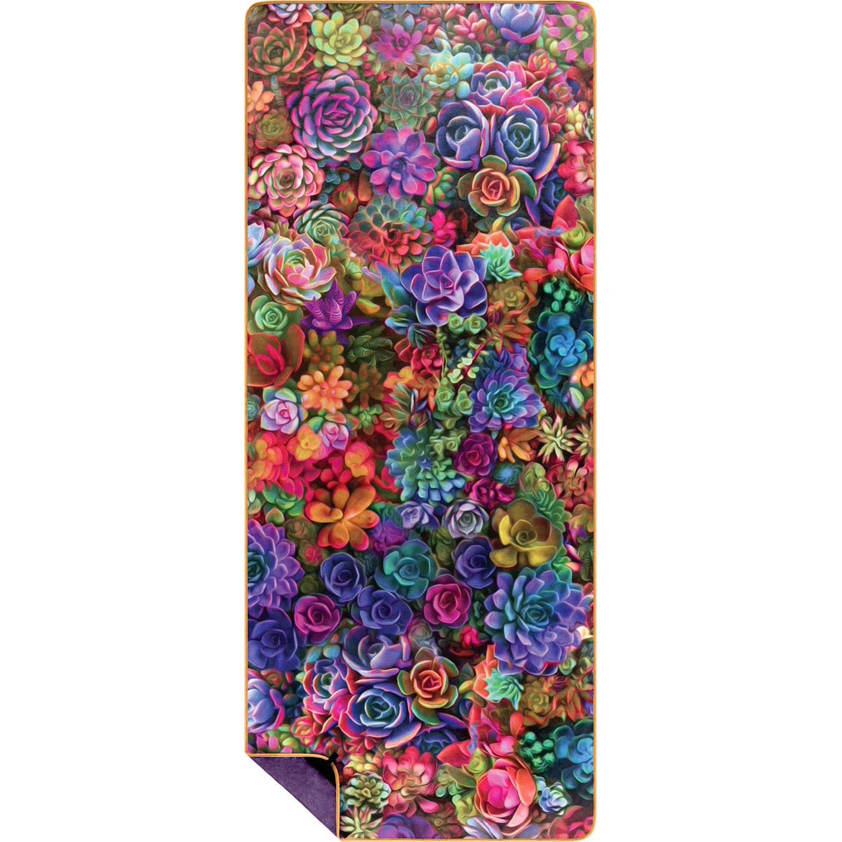 Everywhere Towel Rumpl Everywhere Towel -Outdoor Equipment Store TPST SUC O PSYCHEDELIC SUCCULENTS EVERYWHERE TOWEL FLATLAY 1