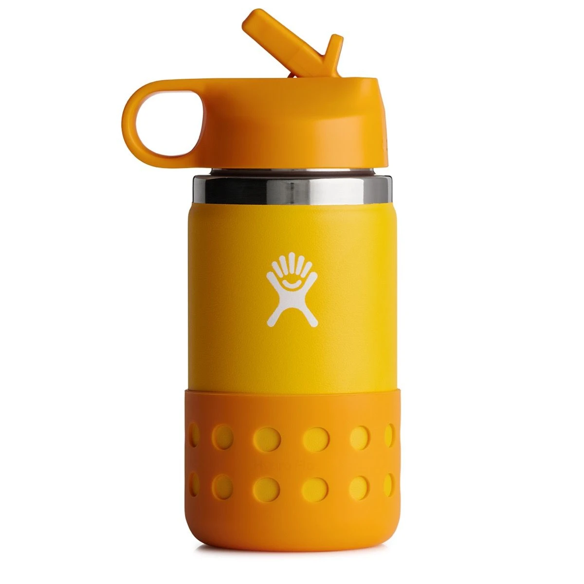 12 oz Kids Wide Mouth Bottle Hydro Flask 12 Oz Kids Wide Mouth Bottle -Outdoor Equipment Store w12bswbb canary 1